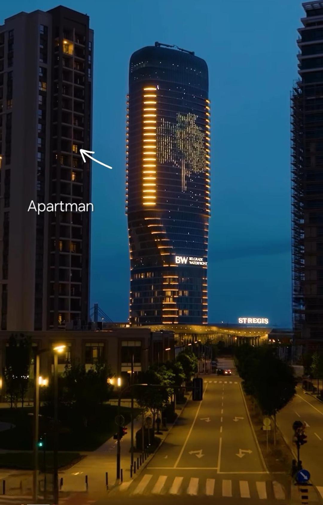 Beograd Na Vodi - BW Arcadia Luxury Appartement Buitenkant foto